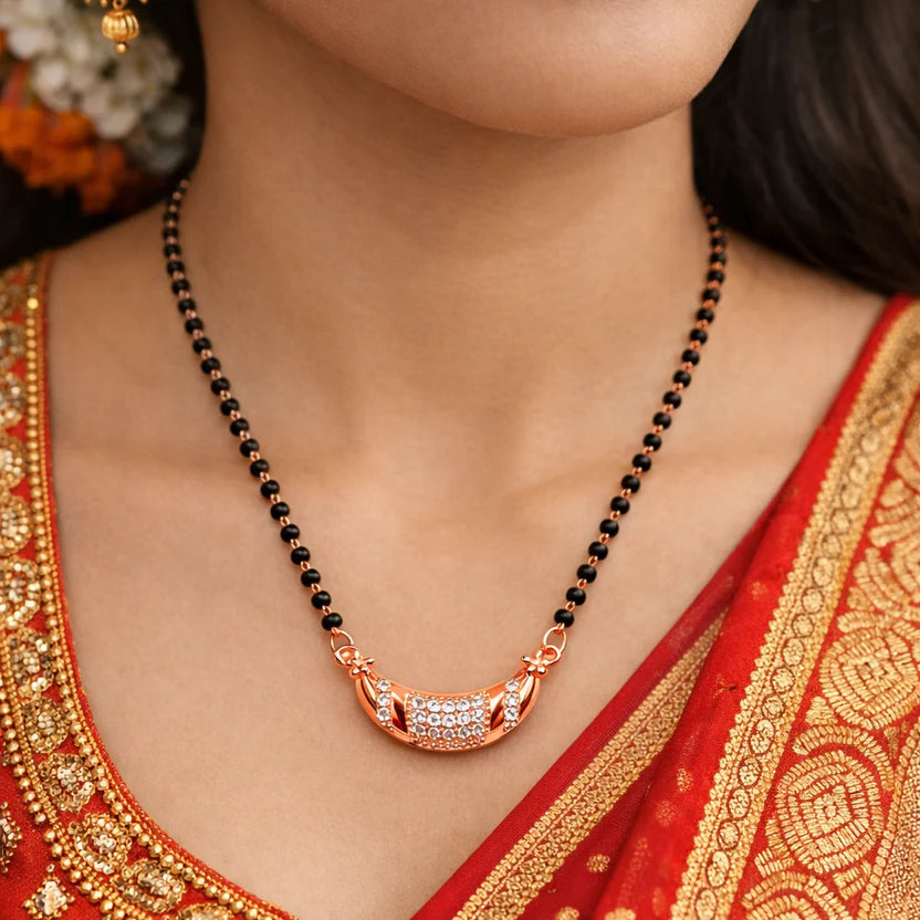 Crescent Moon Mangalsutra