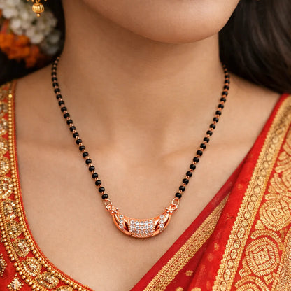 Crescent Moon Mangalsutra
