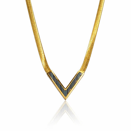 Verge V-Motif Necklace
