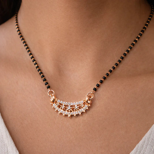 Celestial Crescent Mangalsutra
