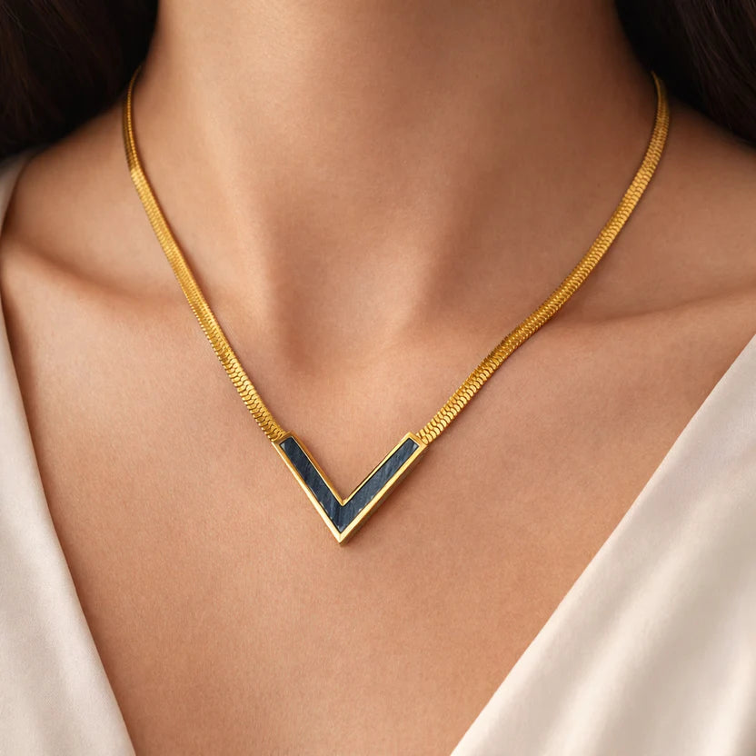 Verge V-Motif Necklace