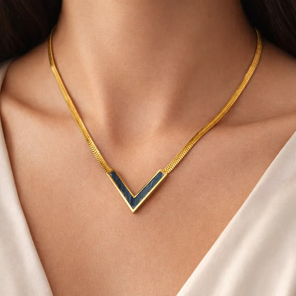 Verge V-Motif Necklace