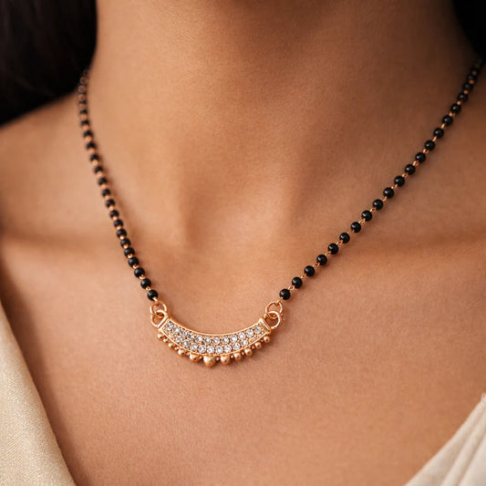 The Crescent Aura Mangalsutra