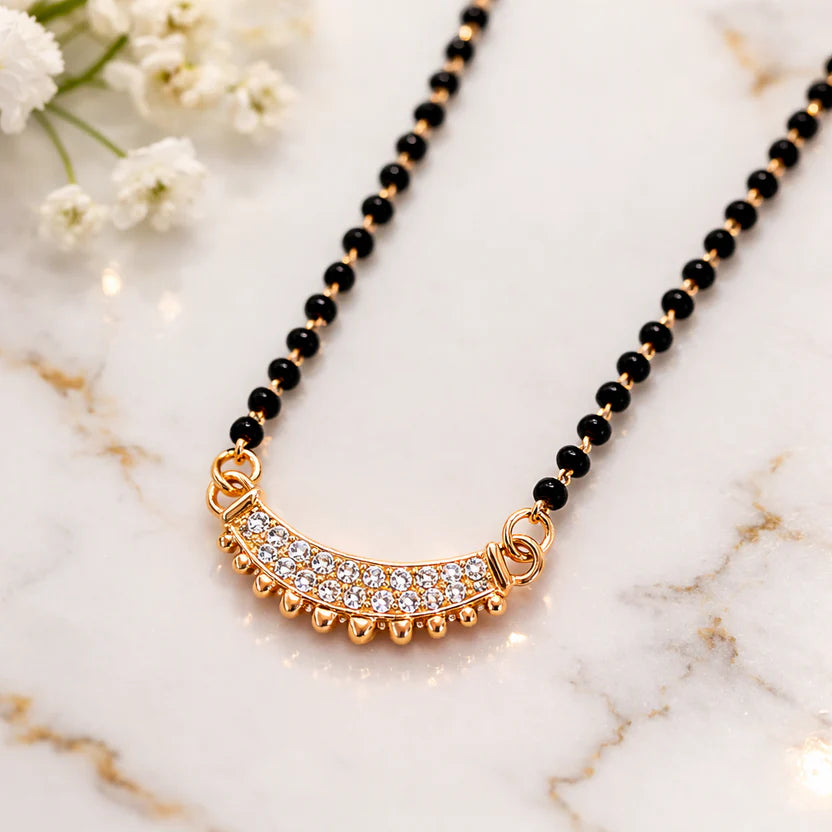 The Crescent Aura Mangalsutra