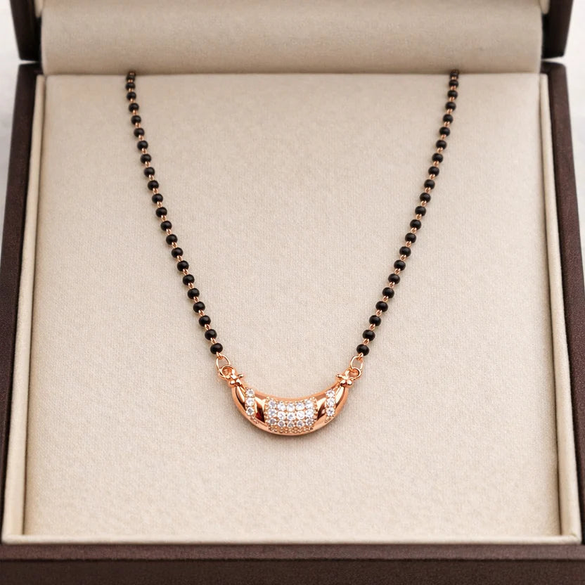 Crescent Moon Mangalsutra