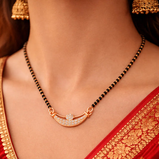 Celestial Crescent Mangalsutra