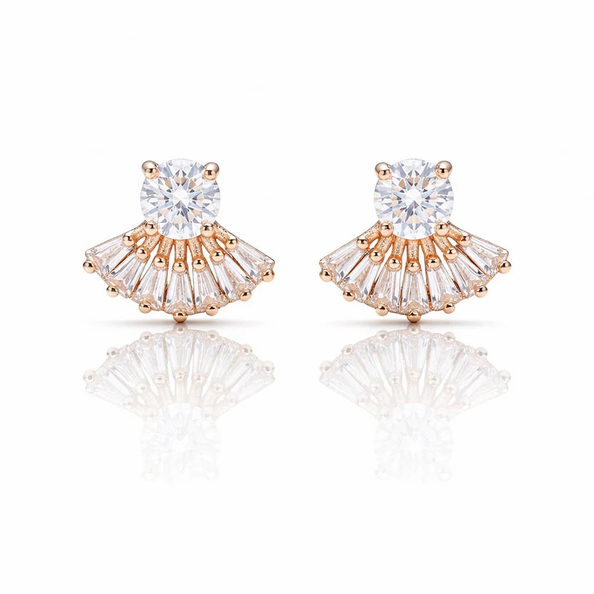 Aurelia Fan Studs
