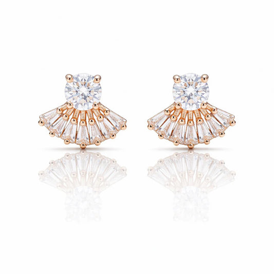 Aurelia Fan Studs