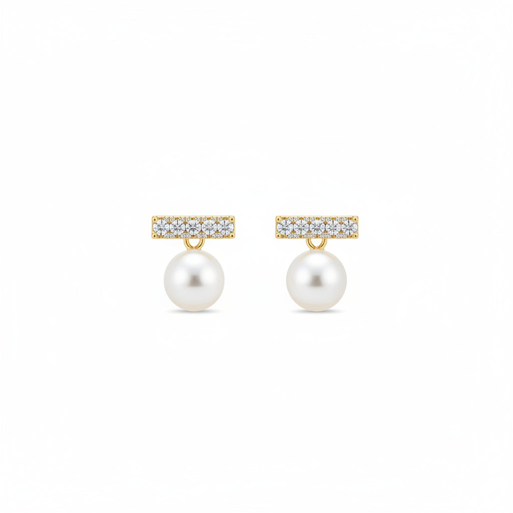 Aurelia Pearl Drop Studs