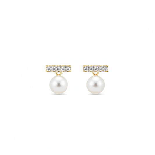Aurelia Pearl Drop Studs