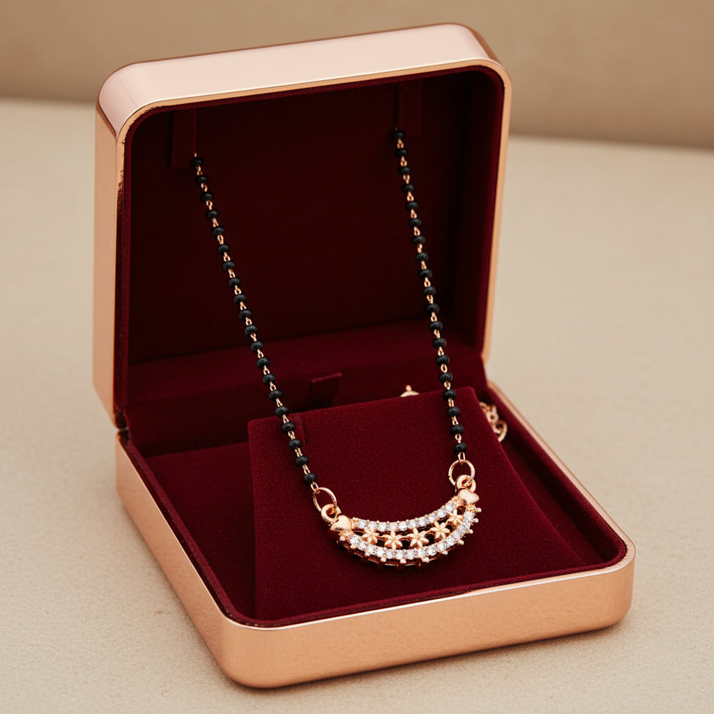 Celestial Crescent Mangalsutra