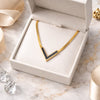 Verge V-Motif Necklace