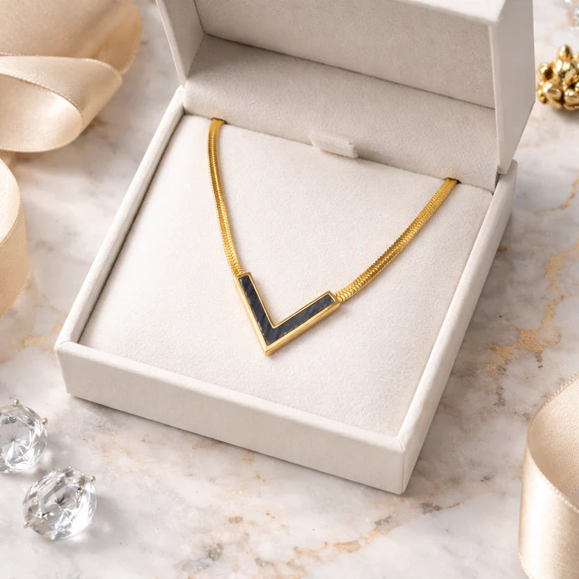 Verge V-Motif Necklace