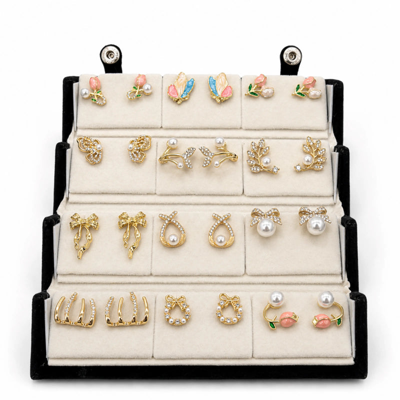 Blossom & Bows Earring Set
