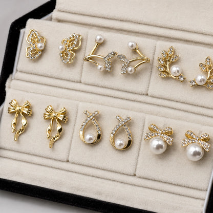 Blossom & Bows Earring Set