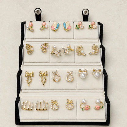 Blossom & Bows Earring Set